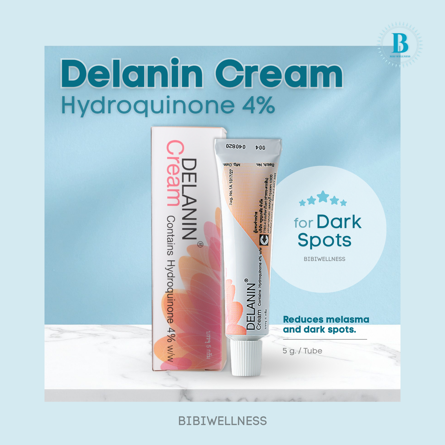 デラニンクリーム (5 g. / Tube)