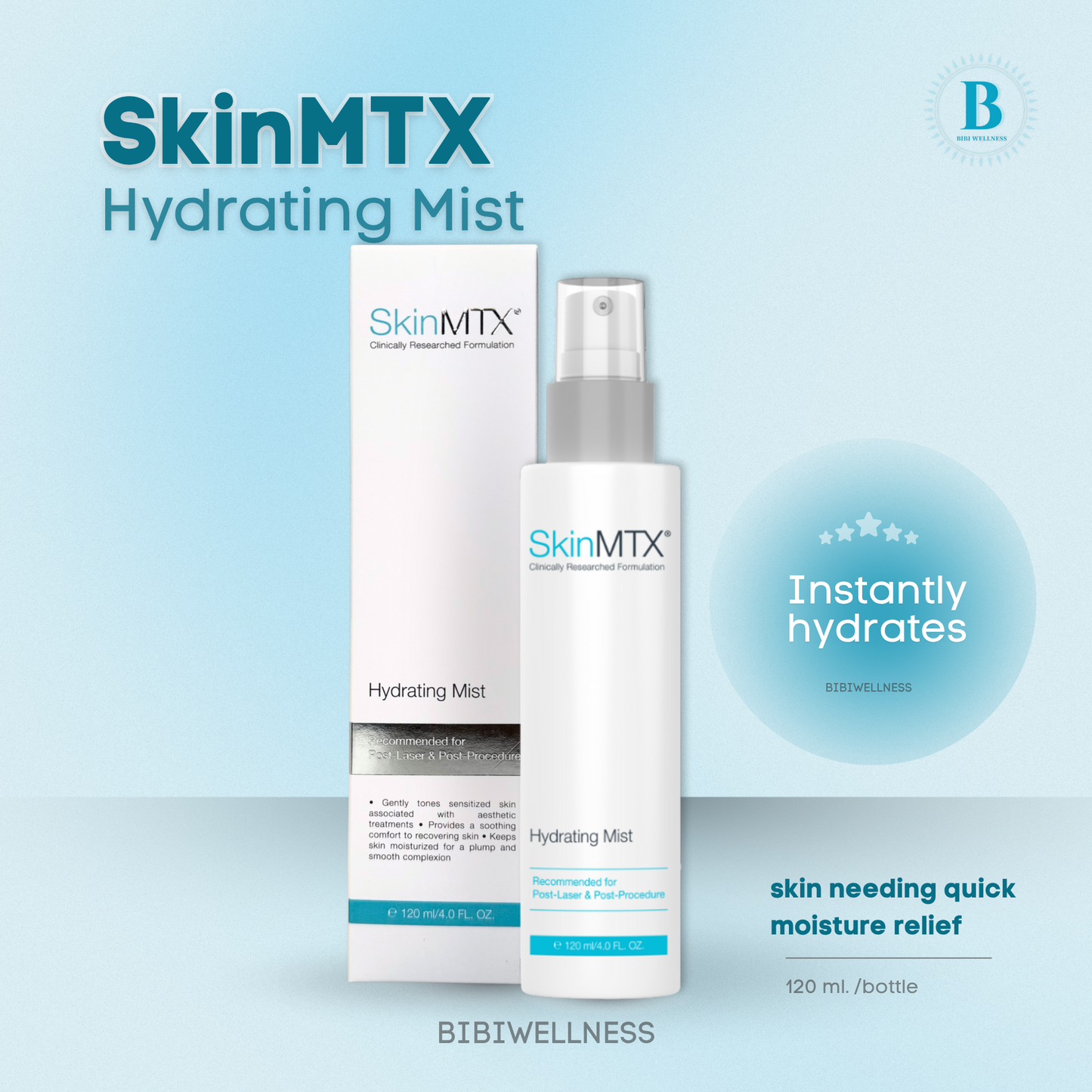 ハイドレーティング ミスト (120 ml / bottle)